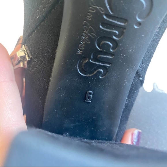 New! circus sam edelman calf boot elastic w heel clarimont size 6 black - Picture 7 of 16
